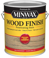Minwax Wood Finish 710480000 Wood Stain, Classic Gray, Liquid, 1 gal